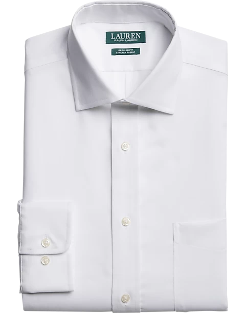 Lauren By Ralph Lauren UltraFlex Regular Fit Non-Iron Dress Shirt, White 3 Lauren By Ralph Lauren UltraFlex Regular Fit Non-Iron Dress Shirt, White