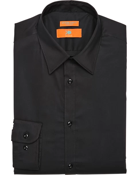 Egara Skinny Fit Dress Shirt, Black 3 Egara Skinny Fit Dress Shirt, Black