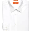 Egara Skinny Fit Dress Shirt, White 2 Egara Skinny Fit Dress Shirt, White -Men Clothing Shop MW40 5EXU 10 EGARA ORANGE TUXEDO WHITE MAIN