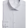 Michael Strahan Modern Fit Spread Collar Dress Shirt, White 1 Michael Strahan Modern Fit Spread Collar Dress Shirt, White -Men Clothing Shop MW40 5F78 01 MICHAEL STRAHAN WHITE SOLID MAIN