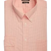Lauren By Ralph Lauren UltraFlex Regular Fit Button-Down Collar Dress Shirt, Orange Gingham -Men Clothing Shop MW40 5FJA 99 LAUREN R LAUREN ORANGE GINGHAM MAIN