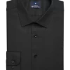Ben Sherman Slim Fit Dobby Dress Shirt, Black Basketweave