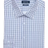 Nautica Slim Fit Four-Way Stretch Dress Shirt, Blue Plaid -Men Clothing Shop MW40 5FMH 32 NAUTICA BLUE STRIPE MAIN