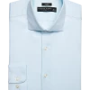 Pronto Uomo Classic Fit Spread Collar Dress Shirt, Blue Check 2 Pronto Uomo Classic Fit Spread Collar Dress Shirt, Blue Check -Men Clothing Shop MW40 5FNX 38 PRONTO UOMO BLUE CHECK MAIN
