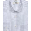 Joseph Abboud Classic Fit Dress Shirt, Purple Check -Men Clothing Shop MW40 5FPD 36 JOSEPH ABBOUD BLUE CHECK MAIN