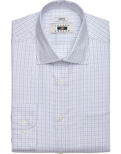 Joseph Abboud Classic Fit Dress Shirt, Purple Check