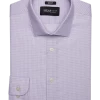 Awearness Kenneth Cole Slim Fit Spread Collar Dress Shirt, Lavender Plaid -Men Clothing Shop MW40 5FUF 28 AWEARNESS KENNETH COLE LAVENDER STRIPE MAIN