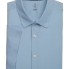 Michael Strahan Modern Fit Short Sleeve Dress Shirt, Light Blue -Men Clothing Shop MW40 5FW3 02 MICHAEL STRAHAN LT BLUE SOLID MAIN