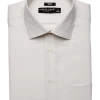 Pronto Uomo Slim Fit Queen's Oxford Dress Shirt, Blue -Men Clothing Shop MW40 5P00 07 PRONTO UOMO IVORY MAIN 1
