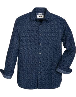 Joseph Abboud Modern Fit Spread Collar Sport Shirt, Nebula Dots