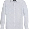 Awearness Kenneth Cole Modern Fit Sport Shirt, Light Blue Hatch Pattern -Men Clothing Shop MW40 6M4V 93 AWEARNESS KENNETH COLE LT BLUE WHITE MAIN