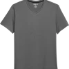 Awearness Kenneth Cole Modern Fit V-Neck T-Shirt, Gray -Men Clothing Shop MW40 6MLD 04 AWEARNESS KENNETH COLE MED GRAY MAIN