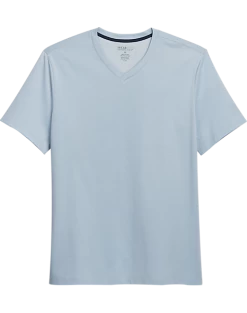 Awearness Kenneth Cole Modern Fit V-Neck T-Shirt, Light Blue