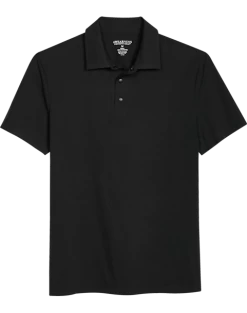 Awearness Kenneth Cole Modern Fit Welded Polo, Black