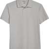 Awearness Kenneth Cole Modern Fit Welded Polo, Light Gray
