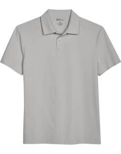 Awearness Kenneth Cole Modern Fit Welded Polo, Light Gray