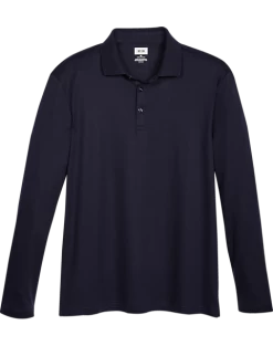 Joseph Abboud Modern Fit Luxe Cotton Polo, Navy