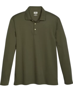 Joseph Abboud Modern Fit Luxe Cotton Polo, Olive