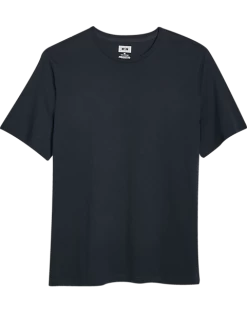 Joseph Abboud Modern Fit Luxe Cotton Jersey Knit Crew Neck T-Shirt, Navy
