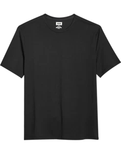 Joseph Abboud Modern Fit Luxe Cotton Jersey Knit Crew Neck T-Shirt, Black