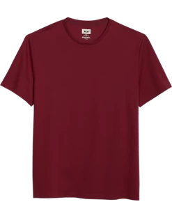 Joseph Abboud Modern Fit Luxe Cotton Jersey Knit Crew Neck T-Shirt, Brick
