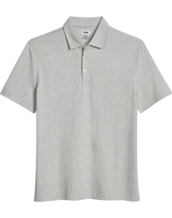 Joseph Abboud Modern Fit Polo, Light Blue Leaves