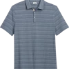 Joseph Abboud Modern Fit Polo, Slate Stripe -Men Clothing Shop MW40 6MVG 17 JOSEPH ABBOUD SLATE MAIN