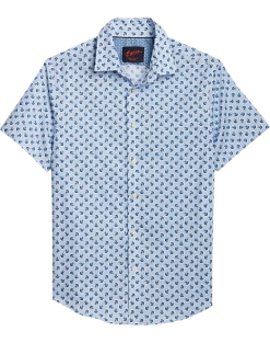 Egara Slim Fit Sport Shirt, Blue Jellycat Print