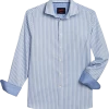 Egara Slim Fit Sport Shirt, Medium Blue Stripe 2 Egara Slim Fit Sport Shirt, Medium Blue Stripe -Men Clothing Shop MW40 6N0E 14 EGARA MED BLUE MAIN