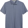 Joseph Abboud Modern Fit Polo, Slate Tonal Stripe 1 Joseph Abboud Modern Fit Polo, Slate Tonal Stripe -Men Clothing Shop MW40 6N2R 17 JOSEPH ABBOUD SLATE MAIN