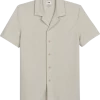 Joseph Abboud Modern Fit Short Sleeve Camp Shirt, Tan -Men Clothing Shop MW40 6N2U 05 JOSEPH ABBOUD TAN MAIN