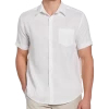 Cubavera Modern Fit TravelSelect Linen Blend Shirt, White -Men Clothing Shop MW40 6N5H 10 CUBA VERA WHITE MAIN