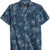 Egara Slim Fit Short Sleeve Sport Shirt, Teal Palmetto -Men Clothing Shop MW40 6N8G 93 EGARA TEAL MAIN
