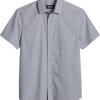 Awearness Kenneth Cole Slim Fit Short Sleeve Slub Sport Shirt, Light Gray 1 Awearness Kenneth Cole Slim Fit Short Sleeve Slub Sport Shirt, Light Gray -Men Clothing Shop MW40 6N8Y 75 AWEARNESS KENNETH COLE LT GREY MAIN