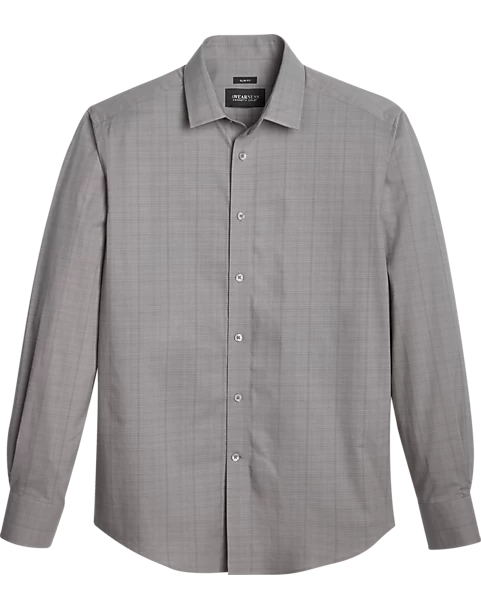 Awearness Kenneth Cole Slim Fit Sport Shirt, Charcoal Tonal Plaid 3 Awearness Kenneth Cole Slim Fit Sport Shirt, Charcoal Tonal Plaid