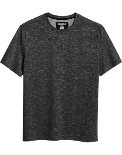 Awearness Kenneth Cole Slim Fit T-Shirt, Black Crosshatch