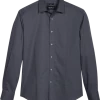 Awearness Kenneth Cole Slim Fit Spread Collar Sport Shirt, Charcoal Dot 1 Awearness Kenneth Cole Slim Fit Spread Collar Sport Shirt, Charcoal Dot -Men Clothing Shop MW40 6NCA 17 AWEARNESS KENNETH COLE CHARCOAL MAIN
