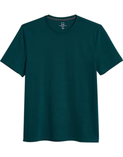 Michael Strahan Modern Fit Crew Neck T-Shirt, Teal