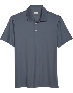 Joseph Abboud Modern Fit Luxe Cotton Polo, Slate Gray