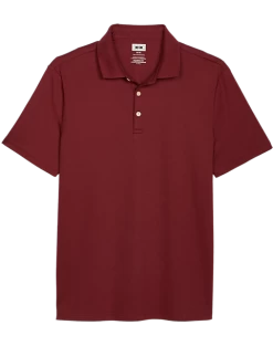 Joseph Abboud Modern Fit Luxe Cotton Polo, Dark Red