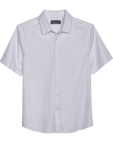 Paisley & Gray Slim Fit Spread Collar Sport Shirt, White 3 Paisley & Gray Slim Fit Spread Collar Sport Shirt, White