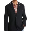 Paisley & Gray Slim Fit Knit Blazer, Navy