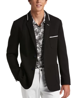Paisley & Gray Slim Fit Knit Blazer, Black