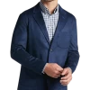 Joseph Abboud Modern Fit Notch Lapel Ultra Suede Soft Jacket, Dark Blue
