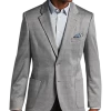 Awearness Kenneth Cole Modern Fit Soft Jacket, Gray Plaid -Men Clothing Shop MW40 6NFY 04 AWEARNESS KENNETH COLE MED GREY MAIN