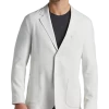 Awearness Kenneth Cole Modern Fit Heathered Knit Soft Jacket, Ivory