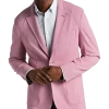 Michael Strahan Modern Fit Notch Lapel Crepe Knit Soft Jacket, Pink