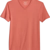 Lucky Brand Classic Fit Burnout T-Shirt, Orange
