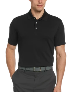 PGA Tour Classic Fit Airflux Polo, Black