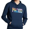 The Phluid Project Classic Fit Proud Graphic Hoodie, White -Men Clothing Shop MW40 6NMK 01 THE PHLUID PROJECT NAVY MAIN 1